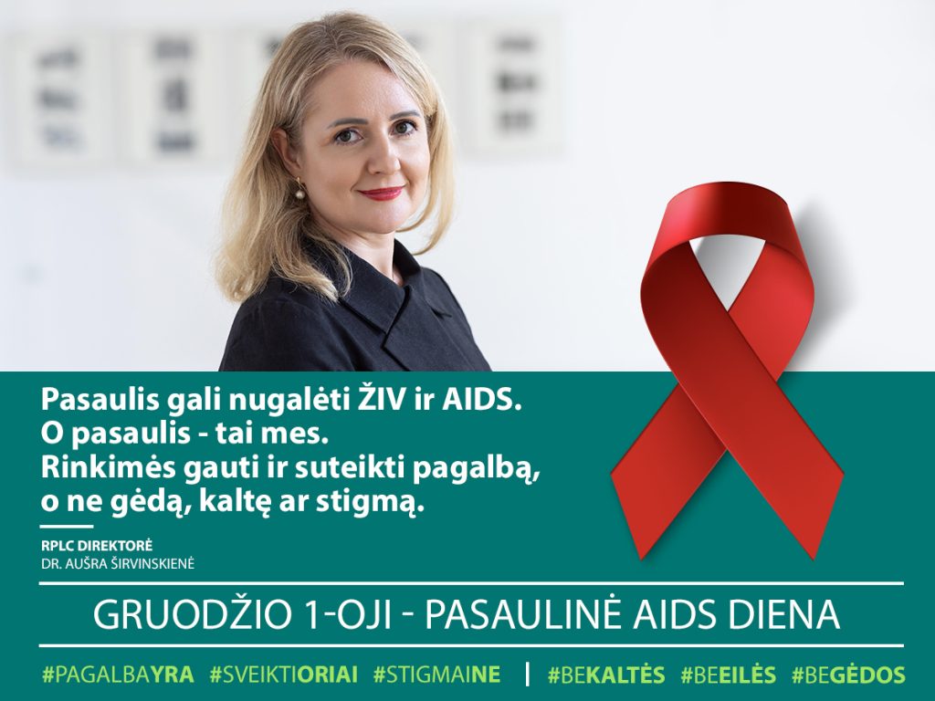 gruodžio 1-oji – pasaulinė AIDS diena